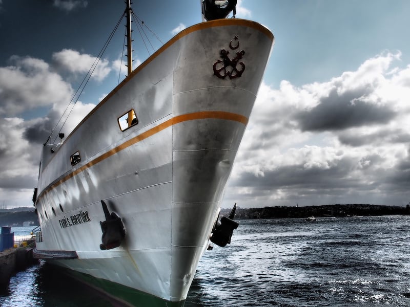 Cruise Ship at Sea